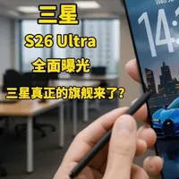 三星S26 Ultra 全面曝光｜2亿像素＋60W快充＋16GB内存，三星真正的旗舰来了？#三星S26#三星旗舰#数码科技#手机爆料