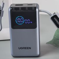 自带C线的55W快充宝？绿联能量湃Pro体验，出行真能省心吗？