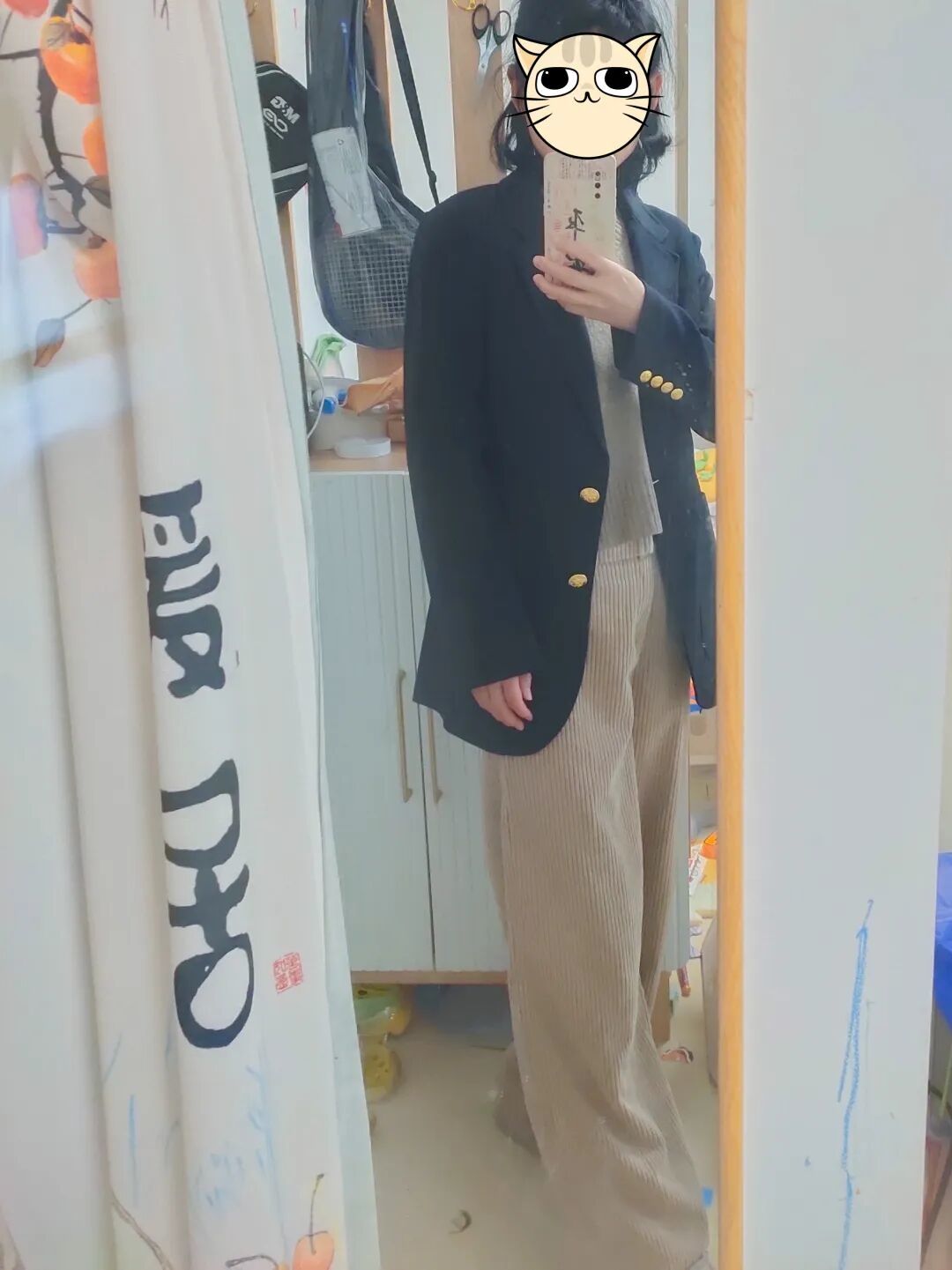 春秋衣橱新衣服第八套记录:职场西装，面试着装。