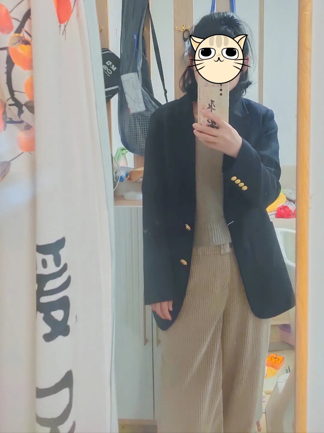 春秋衣橱新衣服第八套记录:职场西装，面试着装。