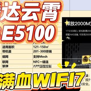 WiFi7百元路由器，腾达云霄BE5100配置解析与穿墙实测