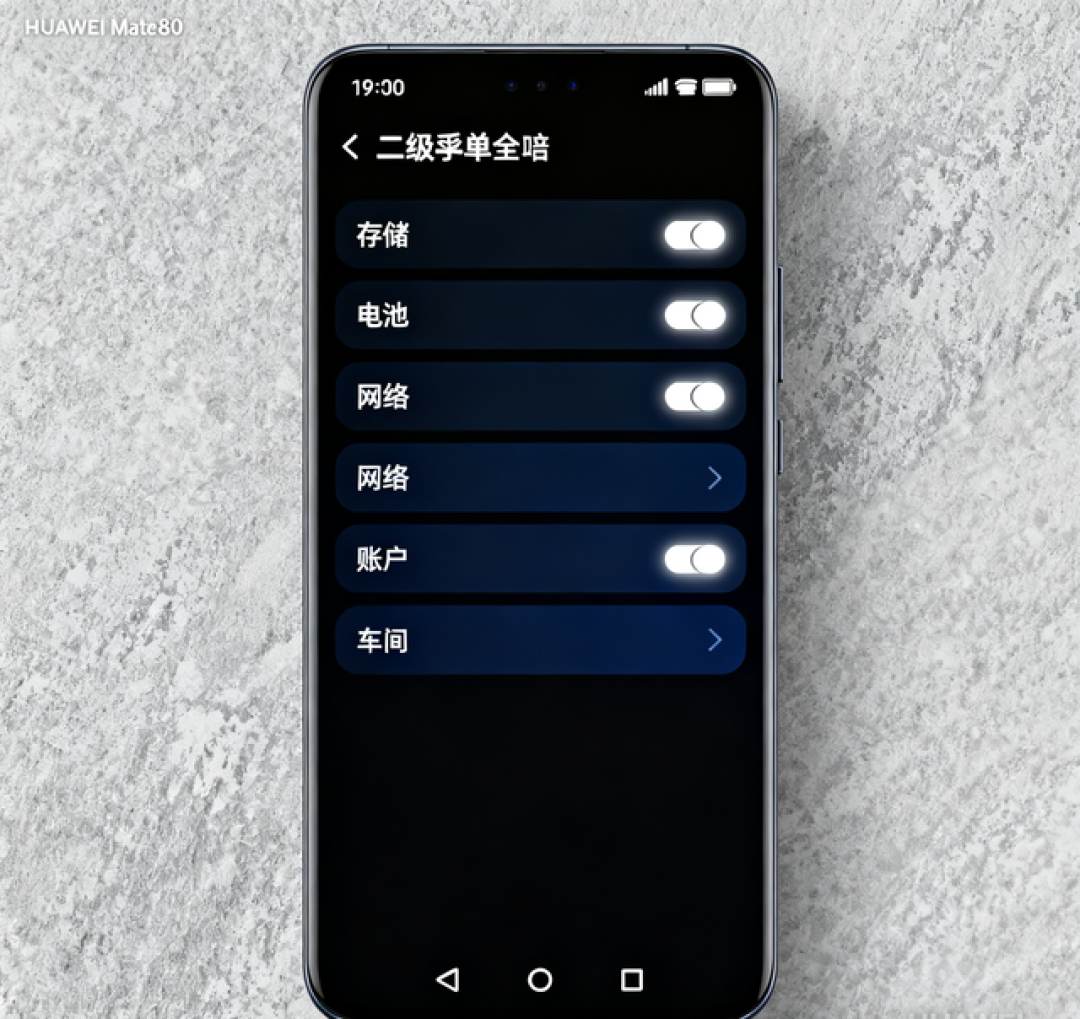 华为Mate80二级菜单全攻略:避开3个坑,操作效率翻倍