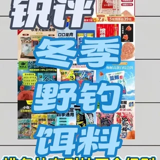 锐评常用的冬季野钓饵料，从夯到拉#鱼饵 #钓鱼 #饵料 #钓鱼技巧 #钓鱼知识