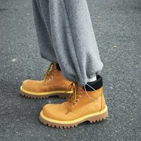 四双自穿大黄靴横评