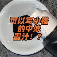 墨汁测评：可以写小楷的中浓墨汁！？#书法 #墨汁 #甄如画 #国画 #毛笔字