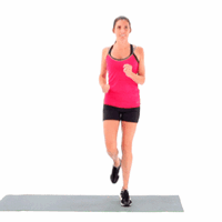 原地跑步，一个最容易被忽视的燃脂运动，坚持1年，体脂率减掉10%