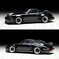 Autoart还是稳，1:64湾岸保时捷911黑鸟