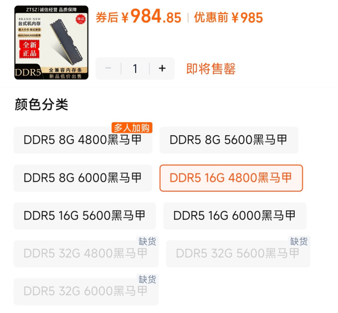 毕伟内存