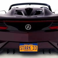 讴歌拍卖复联托尼·斯塔克座驾NSX敞篷跑车