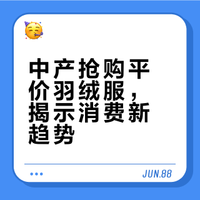 中产抢购平价羽绒服，揭示消费新趋势