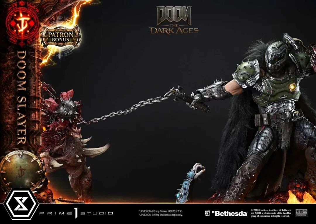 Prime1Studio《毁灭战士:黑暗时代》毁灭战士1/4雕像公布