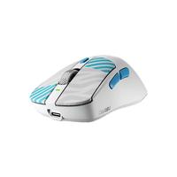 会“锁血技能”的鼠标！开箱简评达尔优AE7蓝白条纹电竞鼠标