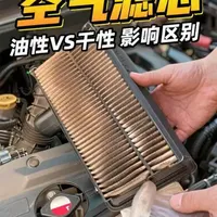 #汽车知识分享 油性空气滤芯和干性空气滤芯对混合气浓度的影响有区别吗？#空气滤芯 #汽车知识科普