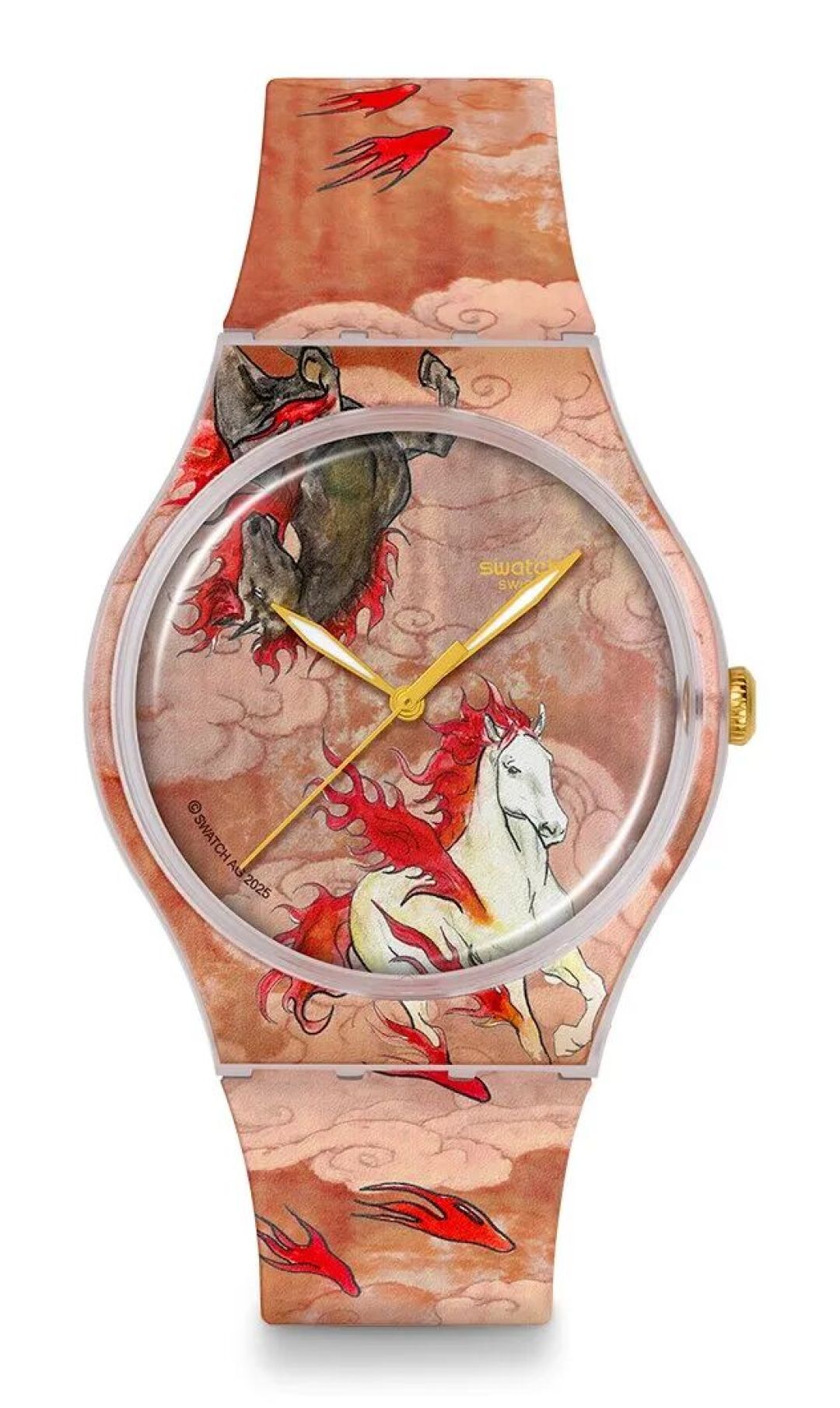 驭云逐光,炽焰呈祥 — SWATCH 2026 丙午马年腕表深度解析