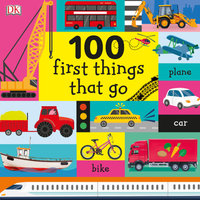 DK出品适合低幼英语启蒙的单词书 DK 100 First 系列和 My First Book 系列,共10本,亲子互动书