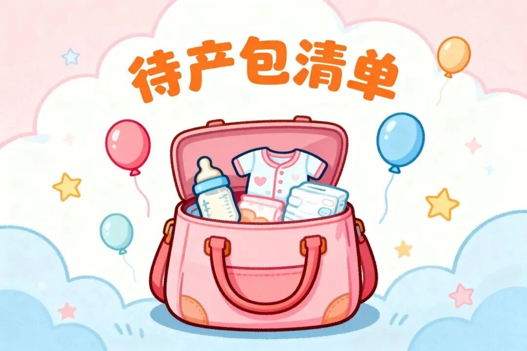 @准爸妈 待产包不知道准备什么？照着这份清单装，入院不慌！