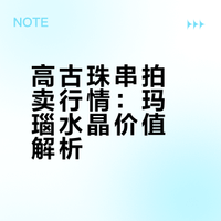 2025年杭州《器物说》高古玛瑙水晶珠串成交行情