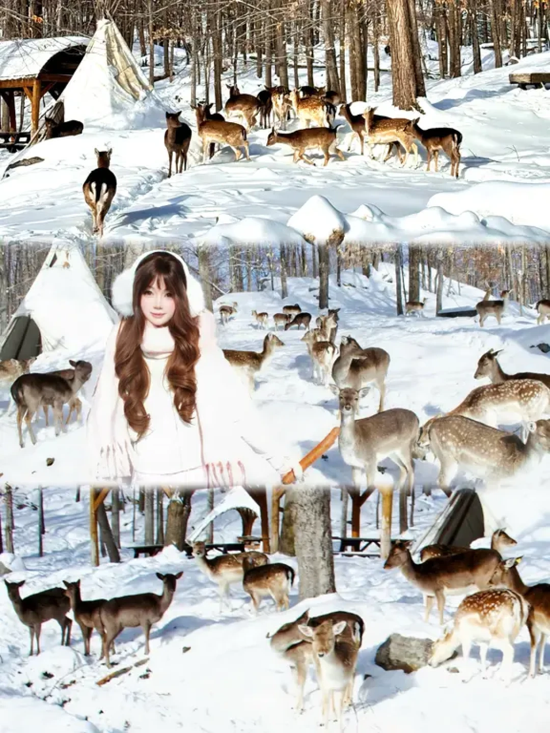 🇨🇦 Parc Omega喂小鹿•.🧺‧₊˚. 🦌₊