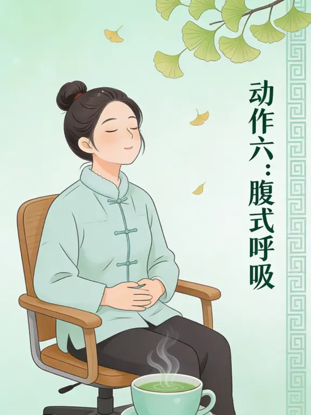 带薪瘦腰!第1个动作坐着立马做,太简单了