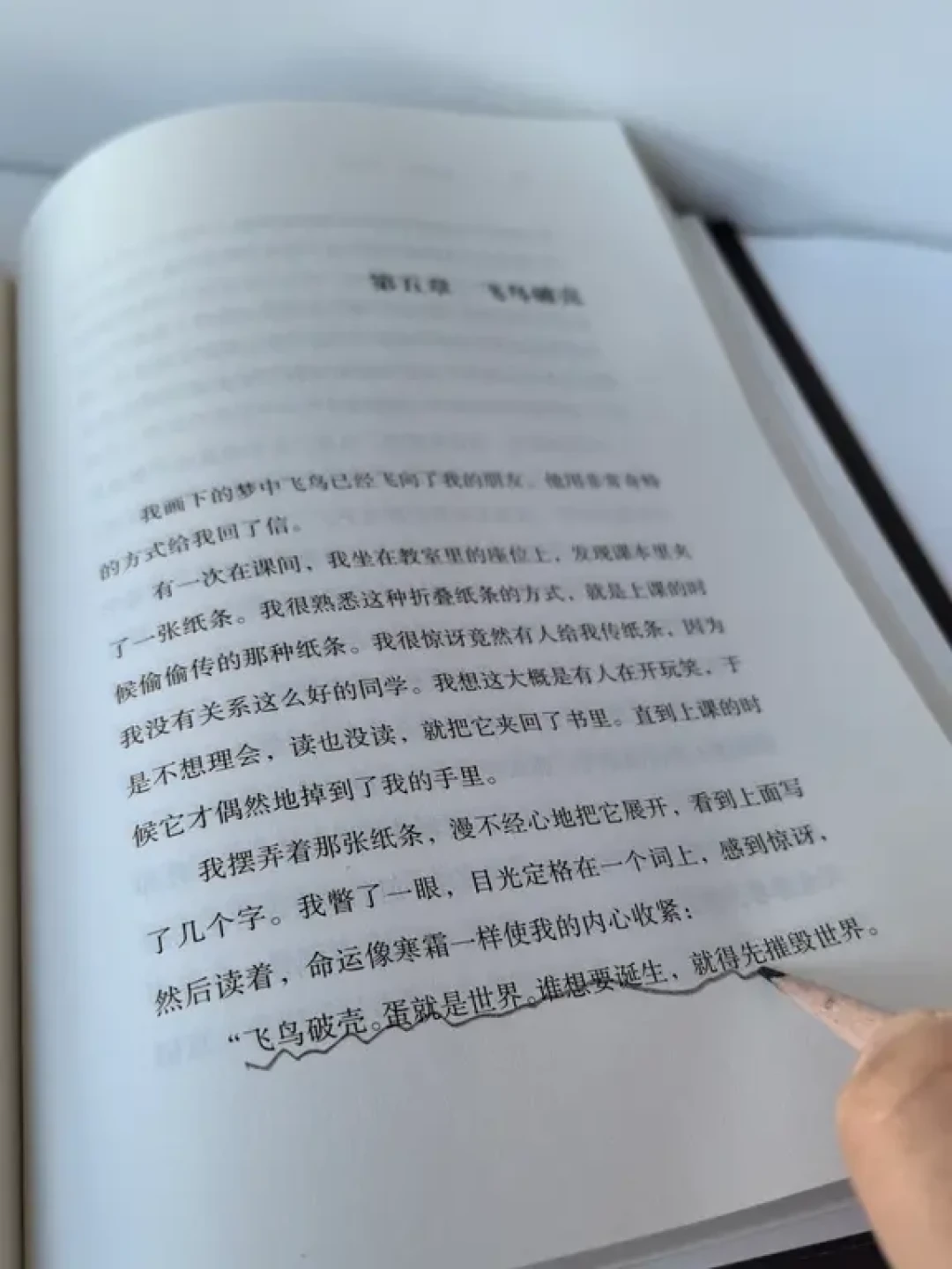 《德米安》ℓ鸟要挣脱出壳。蛋就是世界