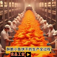 食品工业之——酥脆小鱼饼干的生产全过程（老王讲糖系列视频）