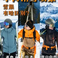 道内/高山自由滑/登滑滑雪服有什么区别？