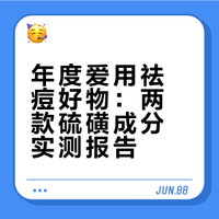 年度爱用祛痘产品