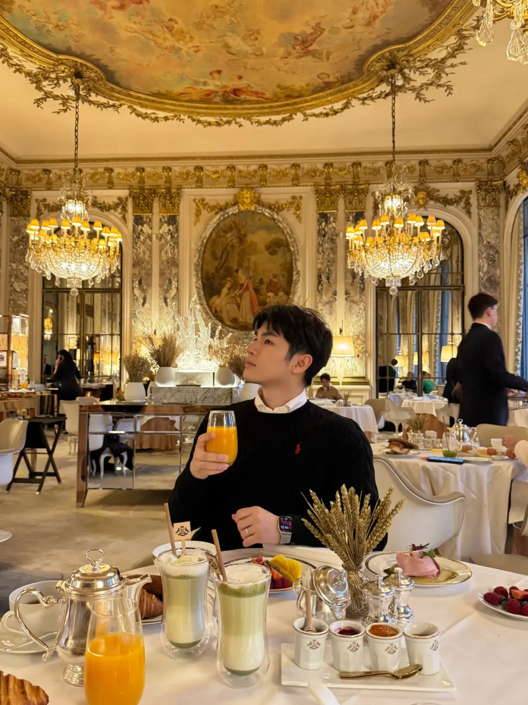 巴黎最美米其林brunch🍴Le Meurice攻略