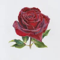 彩铅画｜丝绒玫瑰（附步骤图）