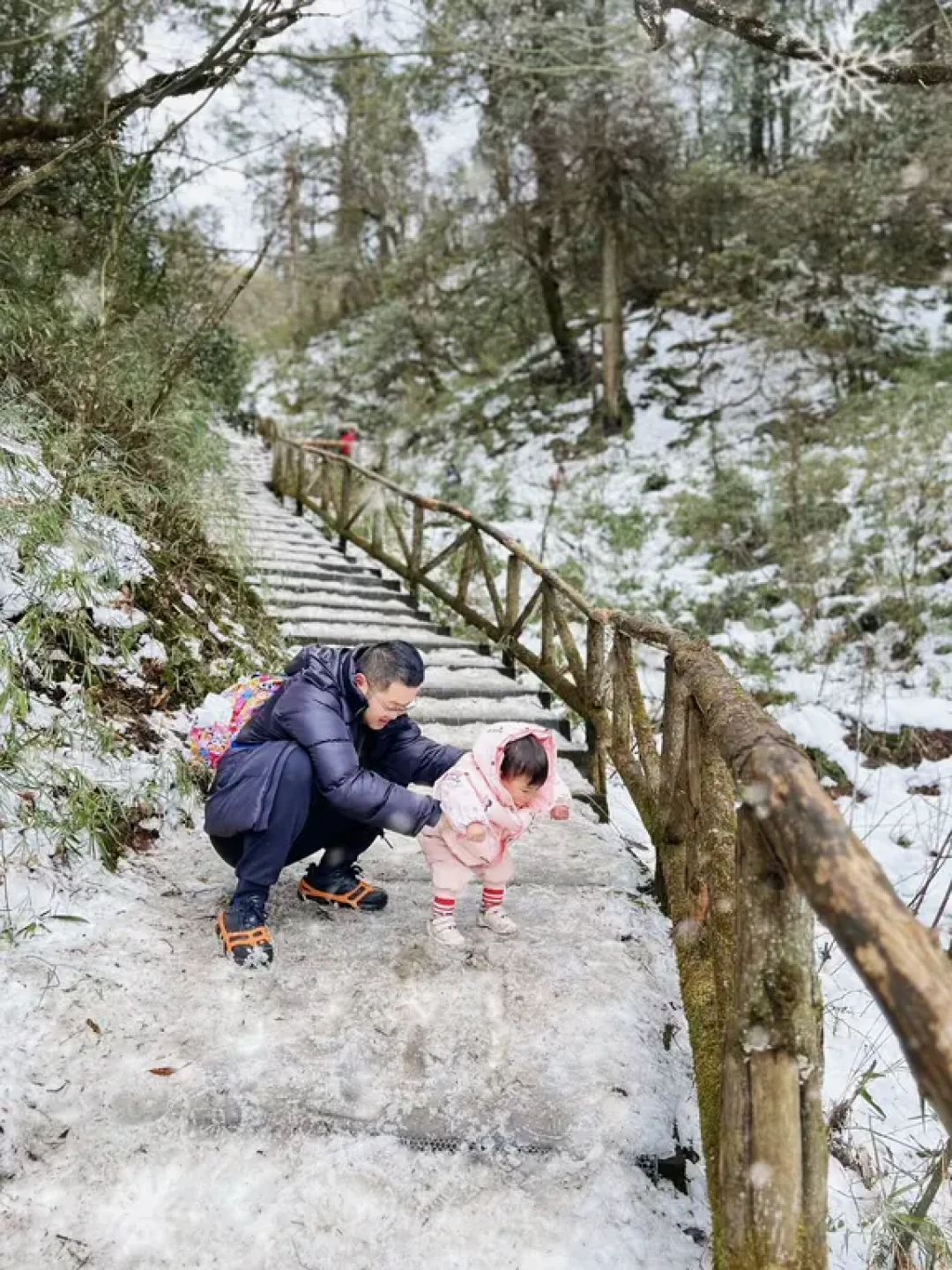 接上篇|三天两夜的Day1在龙苍沟森林里玩雪