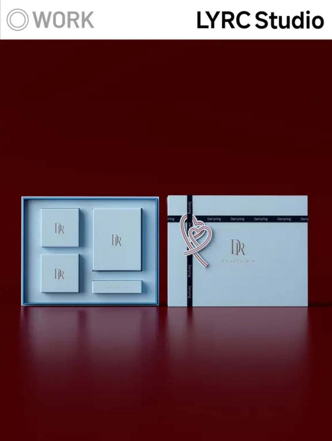 包装设计|DR钻戒:当两颗心在开箱时相扣