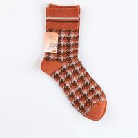 阪织屋菱格袜封神✨复古英伦风承包四季穿搭高级感