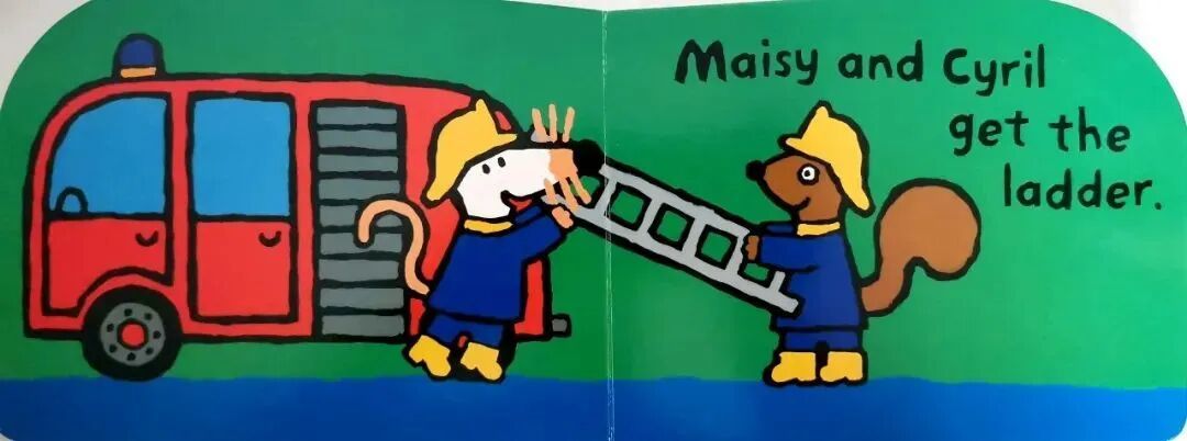 英语绘本精读|《Maisy's Fire Engine》小鼠波波的消防车