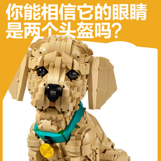 乐高开始认真“拼狗”了！这只即将发售的“小金毛”比想象中复杂