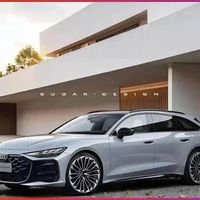 新款上汽奥迪A7L旅行版谍照曝光，外观调整，轴距加长自绘·A7L旅行版谍照示意