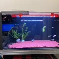 手搓80侧溢流底滤鱼缸