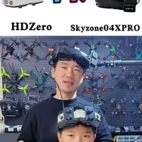 skyzone04xpro和HDZero2代到底怎么选？
#穿越机 #skyzone #HDZ #模拟眼镜 #对比 @岭爸-FPV