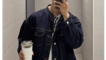 碧舍美式立领牛仔套装｜通勤潮男的松弛感密码🔵
