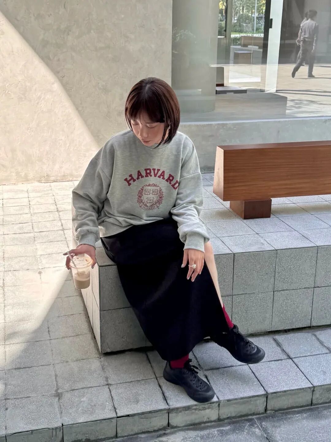 日系少女「春卷」的球鞋造型录