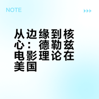 理论译介｜(美)达德利·安德鲁/文 李洋/译《德勒兹电影理论在美国的接受》