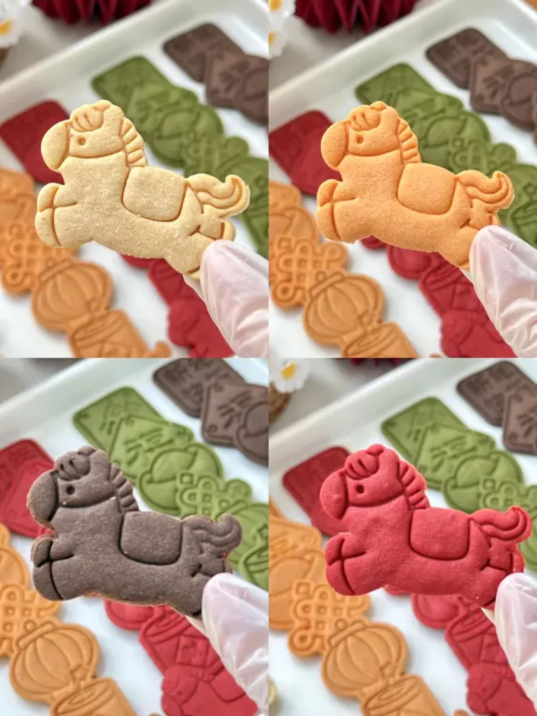 🧧一盘五彩黄油饼干|装下整个新年氛围