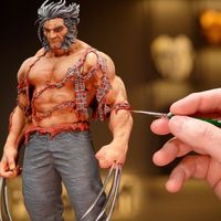 【3D涂装中文解说】新手必看！1/6 金刚狼 3D 打印模型上色全攻略，从打底到做旧一步到位