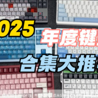 2025年度键盘合集，办公/游戏/便携，场景化精准推荐