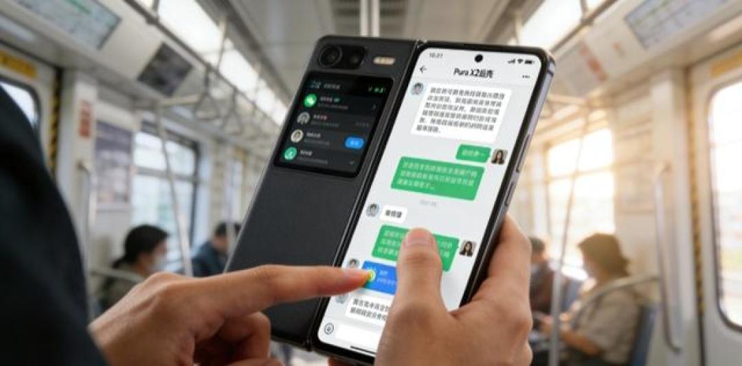 Pura X2 6月发布：外屏移后壳+翻书式折叠，折叠屏要变天？
