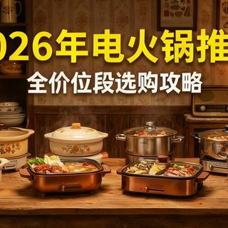 【电火锅推荐】2026年14款热门电火锅全价位评测,全网最全!从几十块的宿舍神器到全能料理锅,帮你避坑不踩雷!小熊/美的/九阳/摩飞/苏泊尔