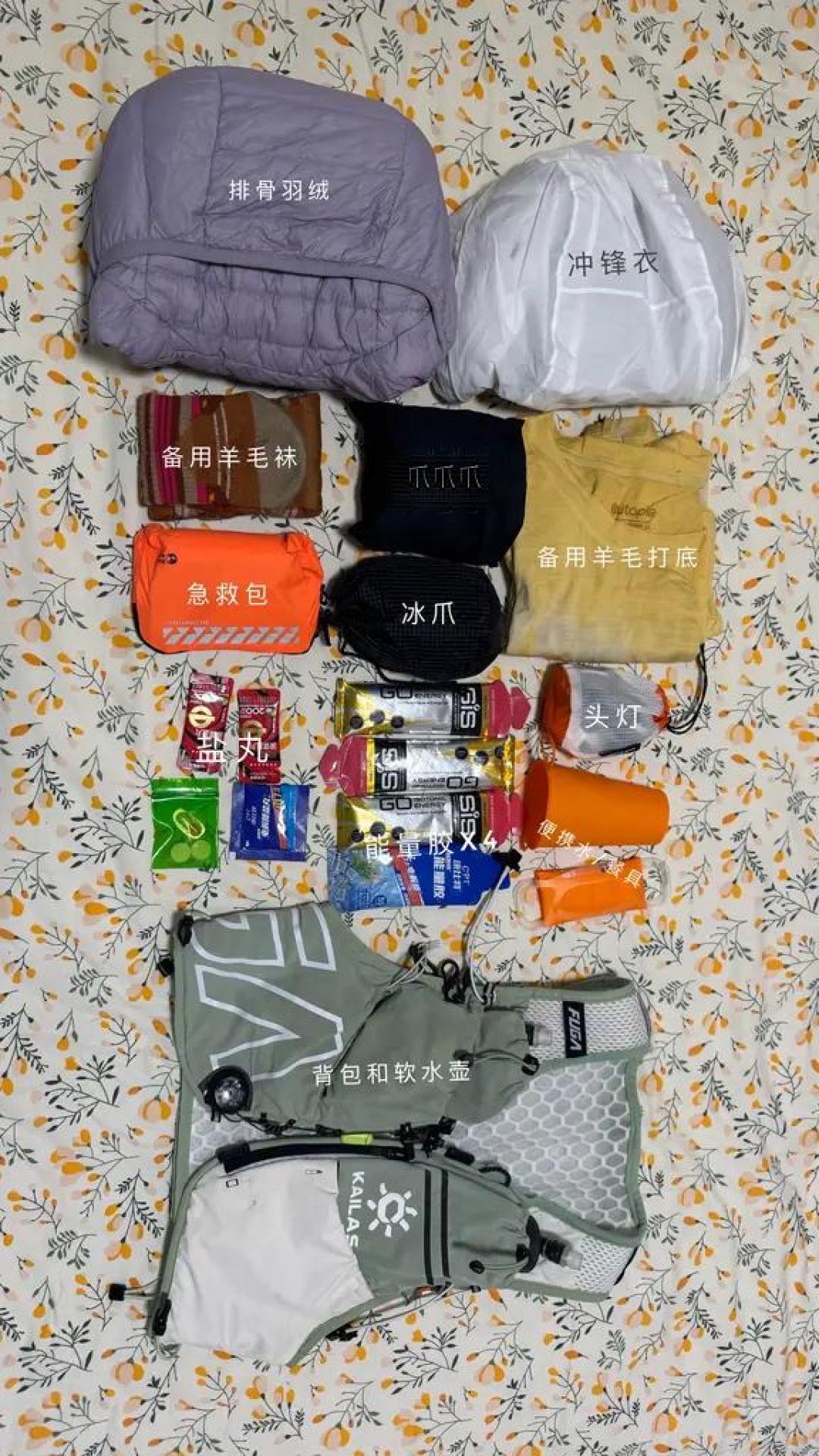 喇叭河冰雪山径赛整备完成,帮我看看还缺啥