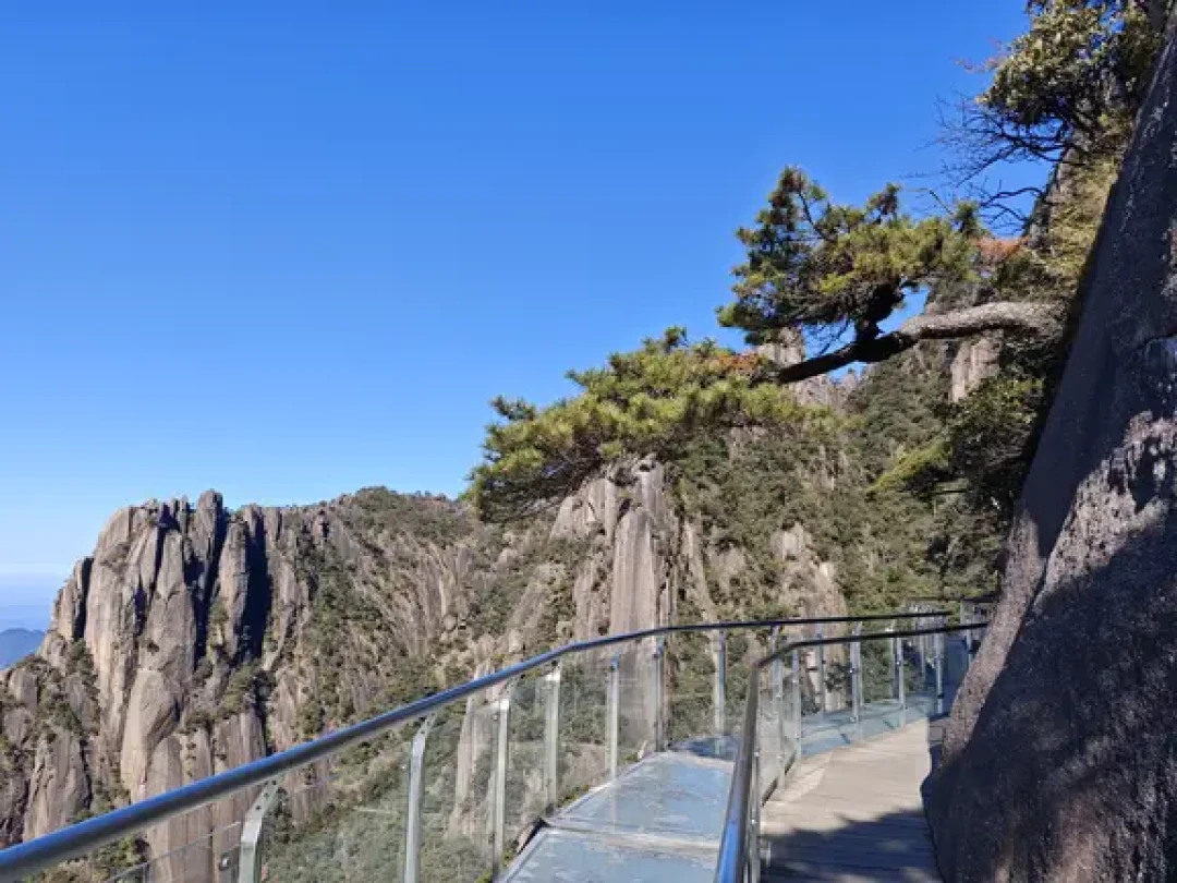 三清山6小时全程徒步20KM大环线时间线
