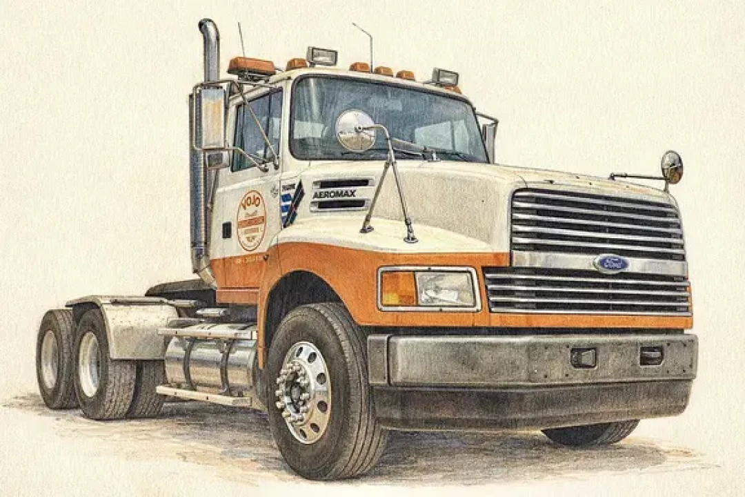 福特(Ford)重卡插画