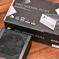 白金效能ATX3.1PCIe5.1双认证——微星PRO A1000PL PCIE5开箱简测