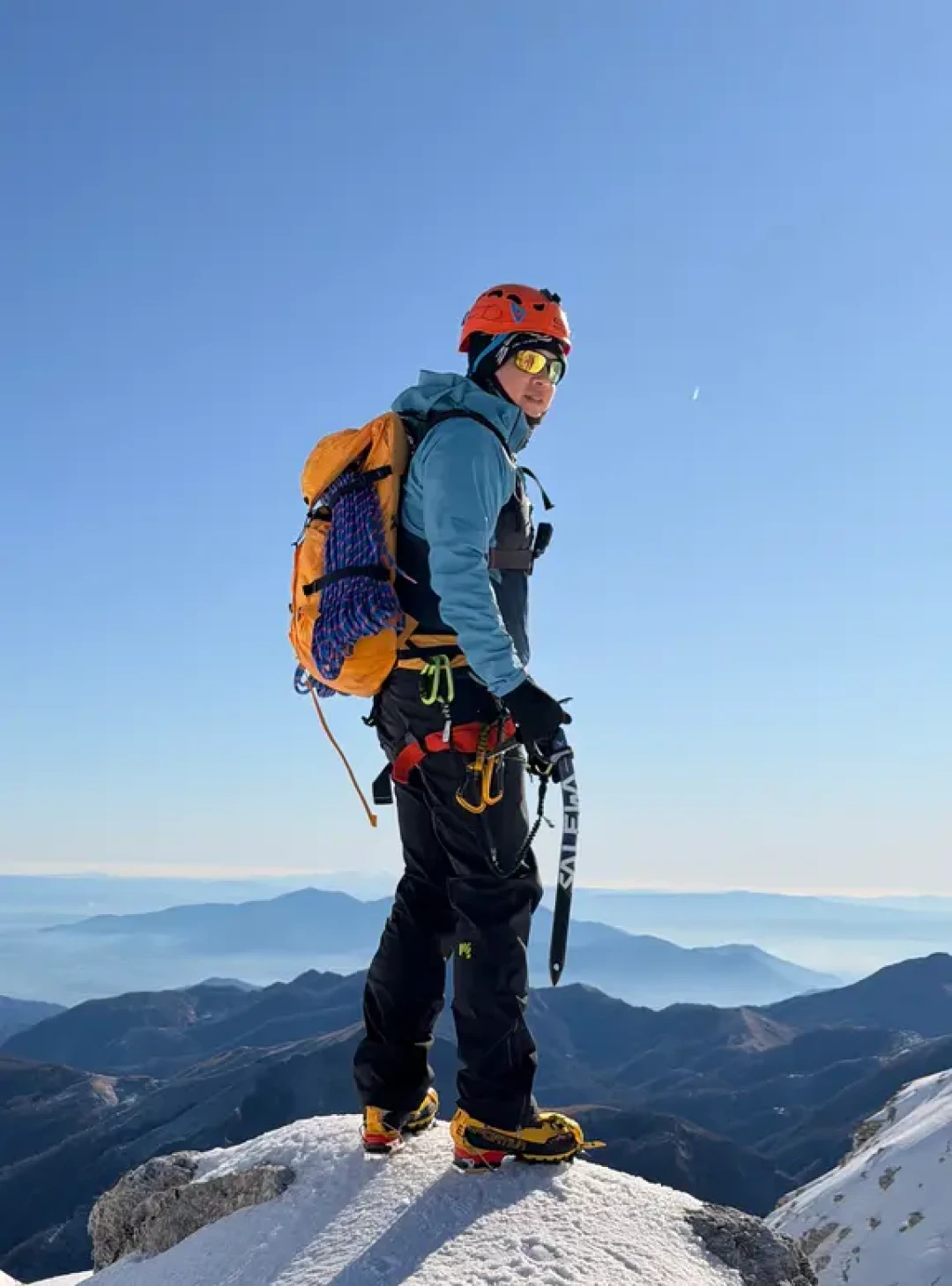 冬季托斯卡纳 Alpi Apuane 爬雪山